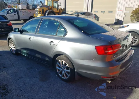 2015 Volkswagen Jetta 1.8T Se from USA, damaged, VIN 3VWD17AJ8FM205521